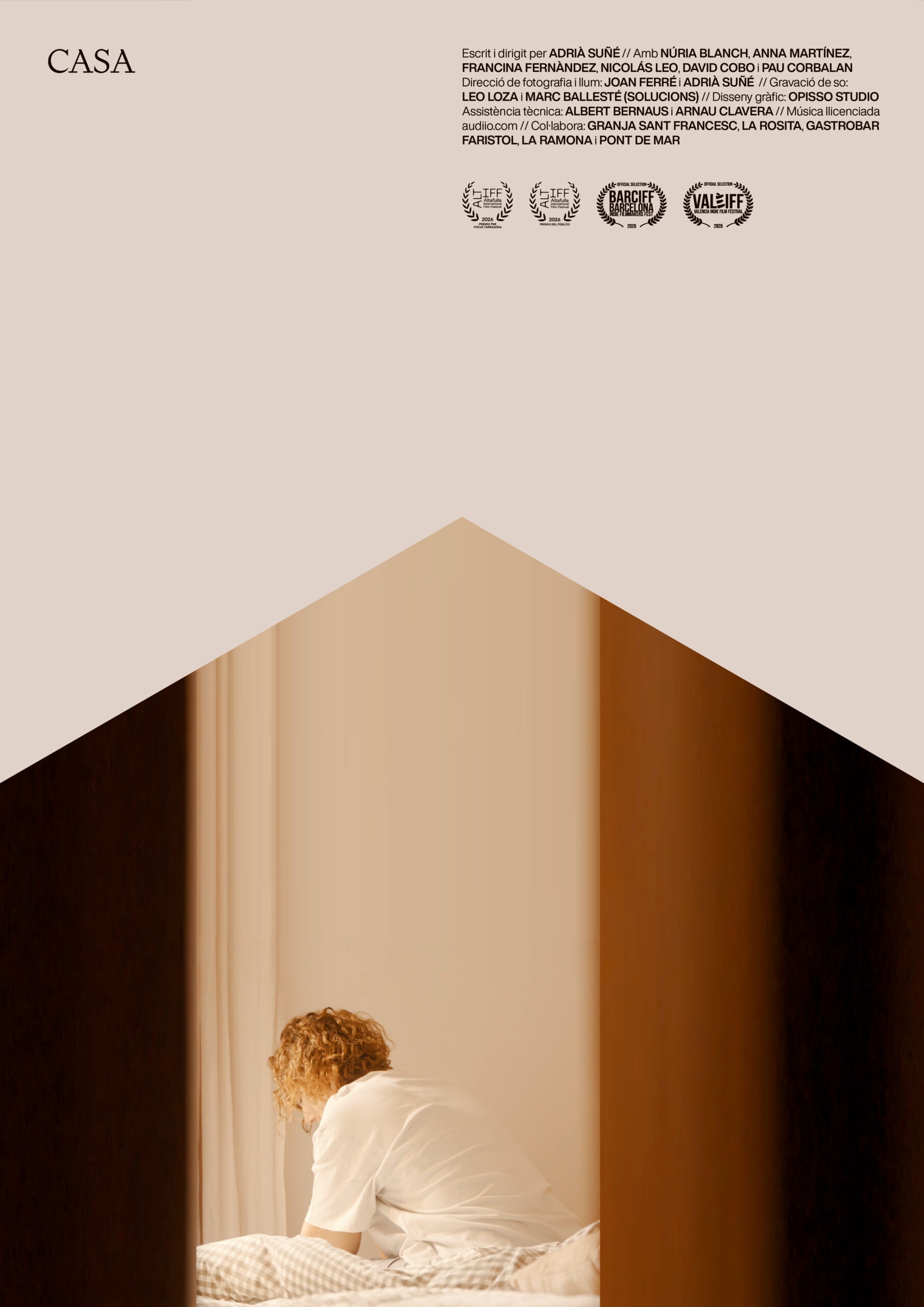 Casa | Adrià Suñé | Cartel cortometraje Lack of Coffee Studio Catálogo