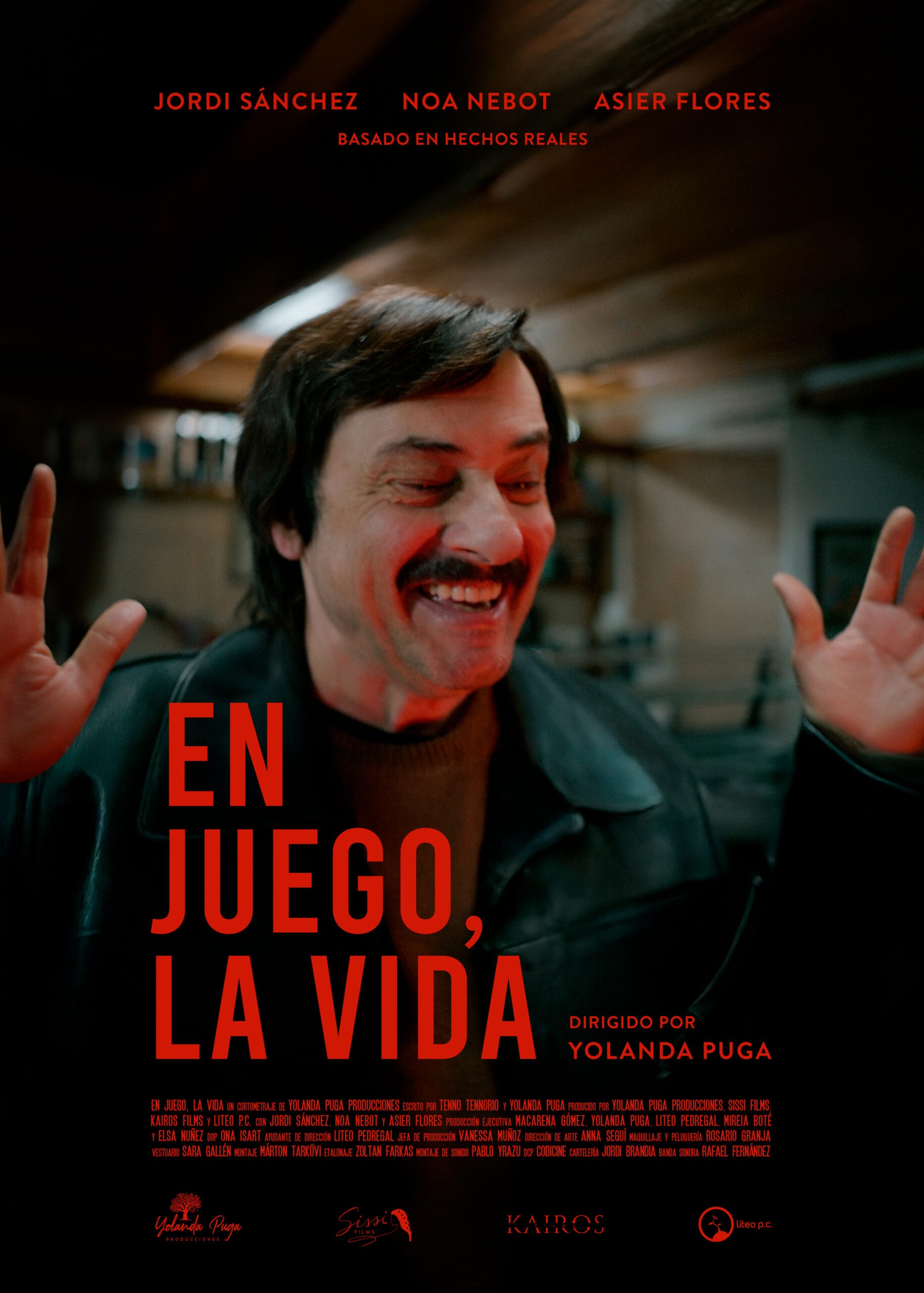 En juego, la vida | Cartel cortometraje | Catálogo Lack of Coffee Studio